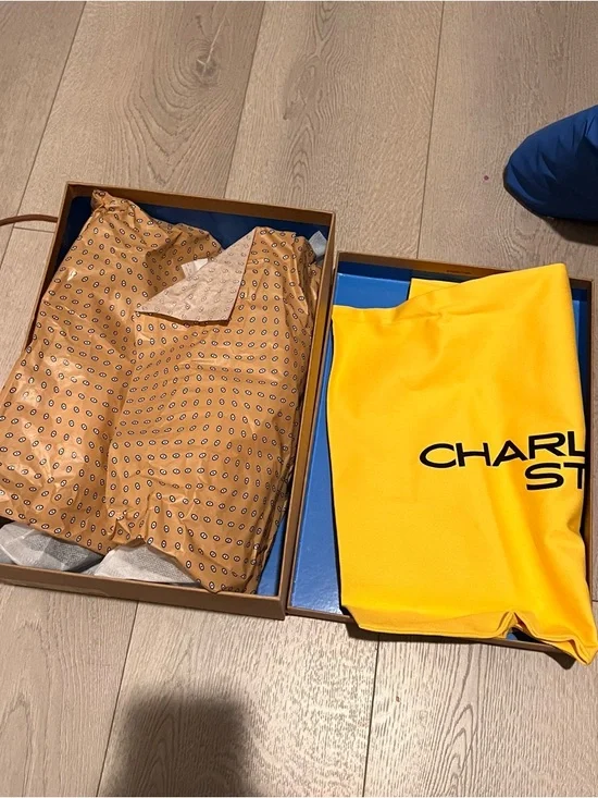 Charlotte Stone Adam Platform Loafers Multi Color Leather Size 9 NIB - Picture 4 of 6